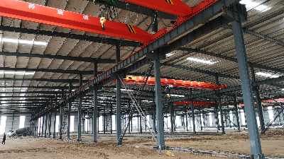 K8凯发钢构百科：建造钢结构厂房时要如何计算行车吨数