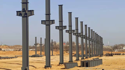 K8凯发钢构百科：常见的几种钢结构立柱以及作用和适用场景