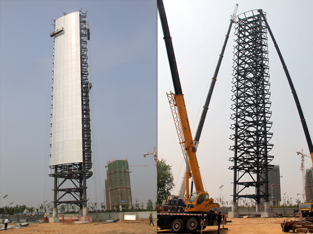 郑州青少年公园网架造型