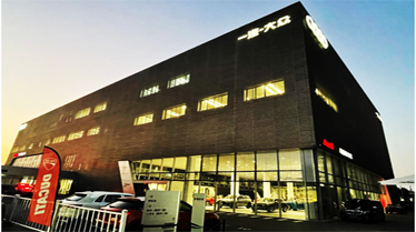 K8凯发高层框架钢结构建设案例：丰之元奥迪4S店