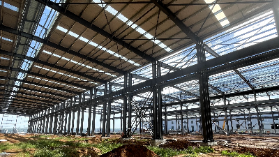 K8凯发钢构百科：钢结构厂房工程施工之立柱的安装要点